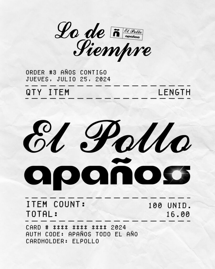El Pollo x Apaños — diseño 04