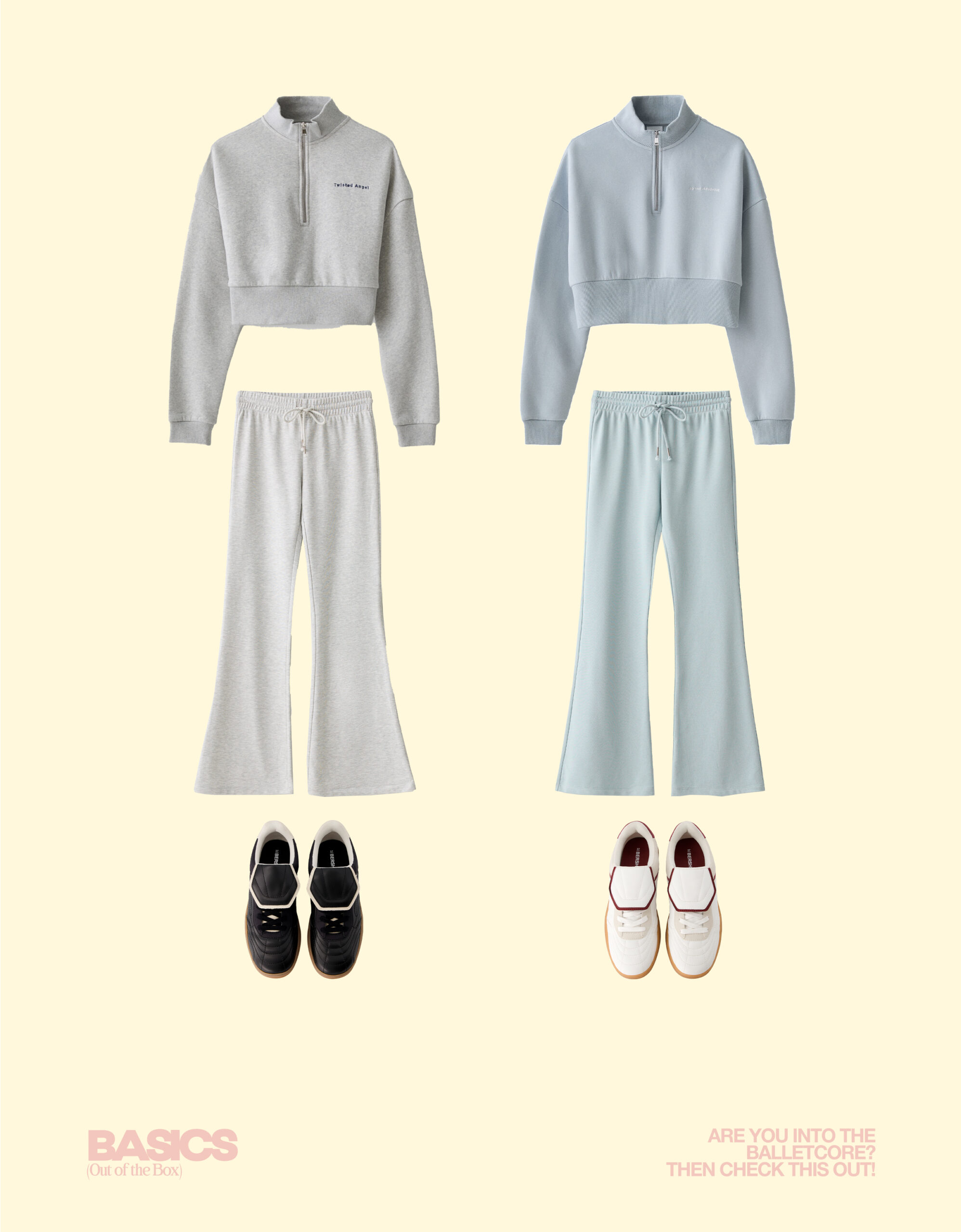 Bershka BASICS — contenido visual