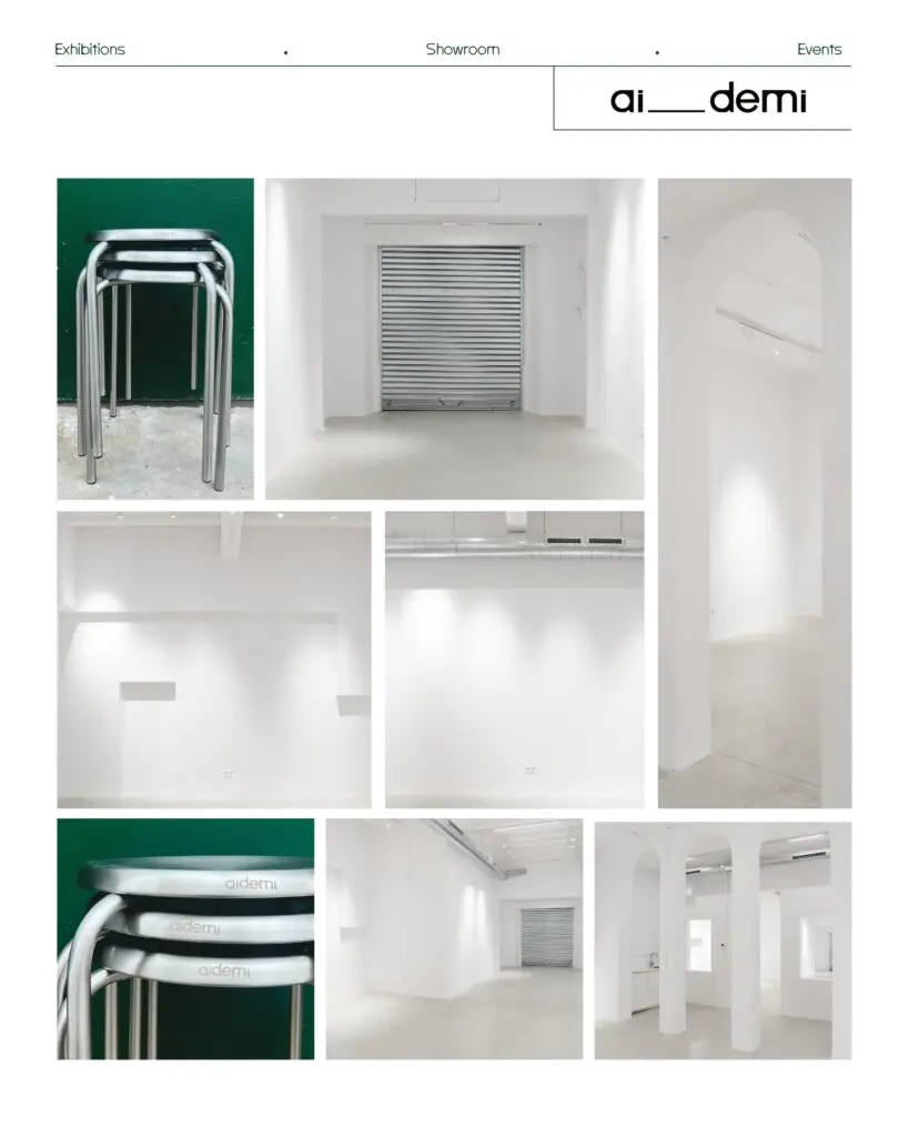 Aidemi Gallery — aplicación de marca